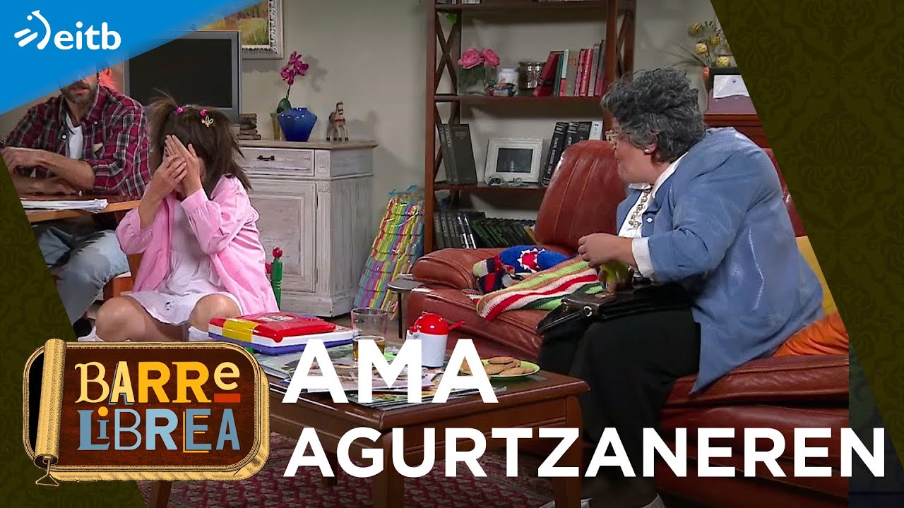Amona Mariferen bisita izan dute Goraneren etxean