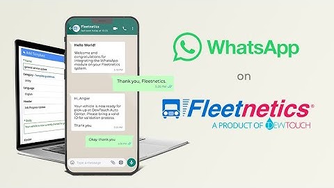 WhatsApp Now Available in the Fleetnetics ERP System