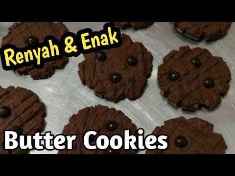RESEP BUTTER COOKIES RENYAH DENGAN CHOCO CHIP