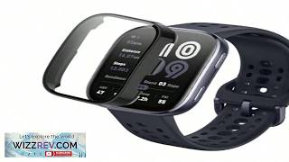 Case Compatible With Amazfit Smart Watch Bip 6 Screen Protector Full Coverage