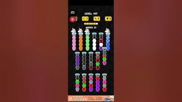 Color Water Sort 3D level 497