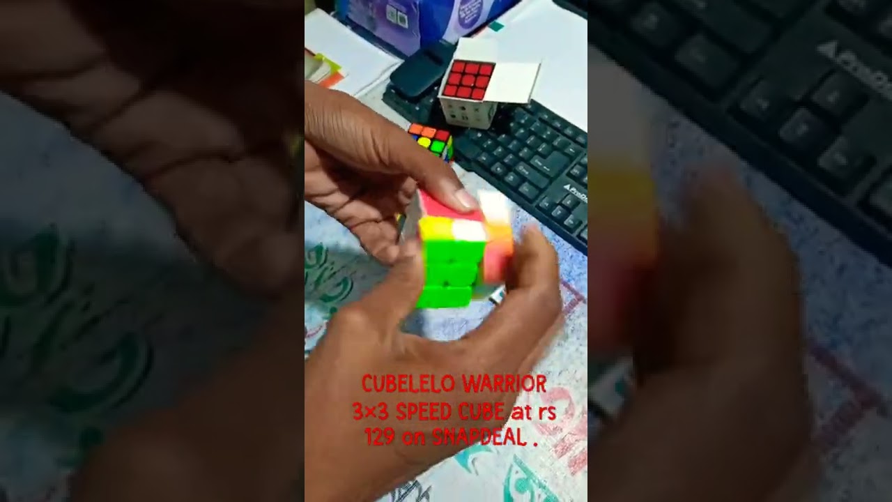 CUBELELO WARRIOR 3×3 SPEEDCUBE UNBOXING . CUBELELO CUBE UNBOXING