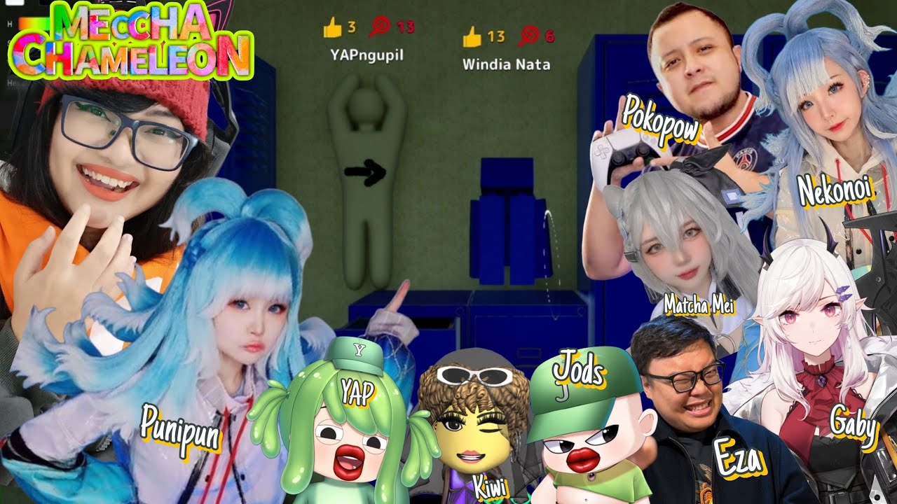 Ngakak banget mabar dadakan bareng @punipun7 , Cosplayer, Vtuber & artist | MECCHA CHAMELEON 3
