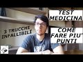 3 trucchi per fare più PUNTI al TEST DI MEDICINA