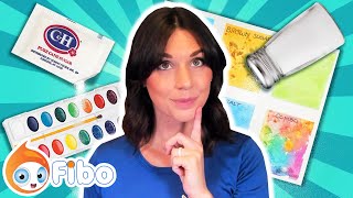 Sugar, Salt And More With Watercolors Process Art For Kids Fibo Art