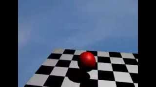 My First Render in Maya: Bouncing Ball