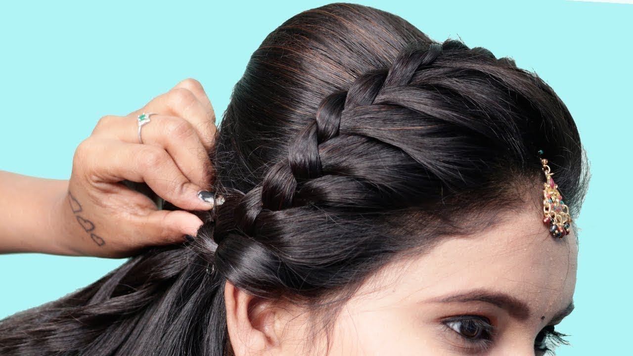 Party hairstyle - YouTube