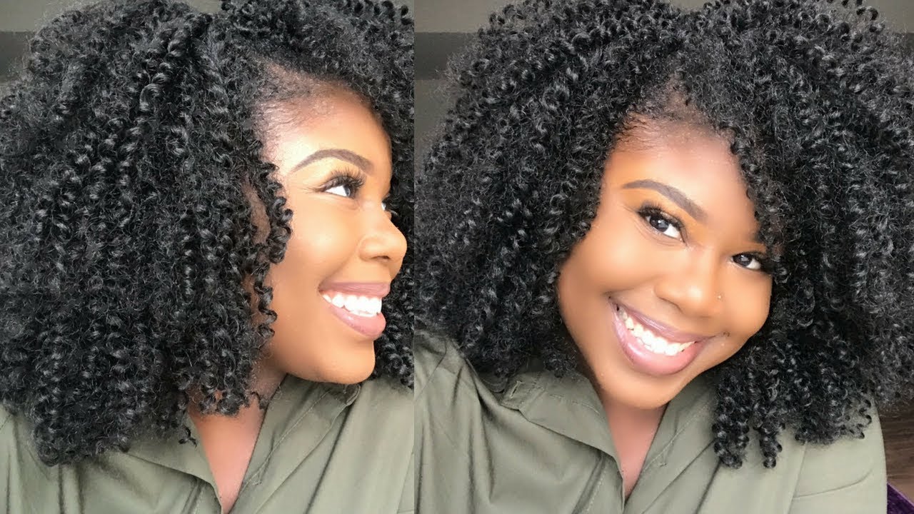 Natural Crochet Braids Outre Xpression 4a Kinky Loop Youtube
