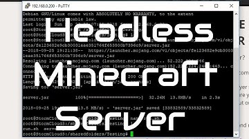 How To Setup A Headless Minecraft Server