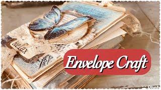 Envelope Craft Accordion journal + Weekend SALE