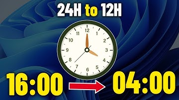 Change Time Format From 24 Hour to 12 Hour In Windows 11/10/8/7 - How To Convert 24h to 12h Clock 🕒✅