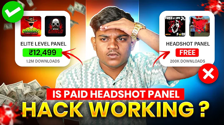 IS PAID HEADSHOT PANEL HACK WORKING IN FREE FIRE ? 😲 | headshot panel | free fire max hack apk