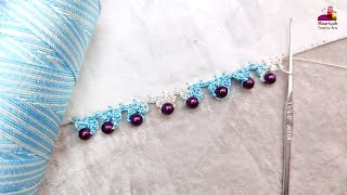 Saree Kuchu Designs | Crosia Design | Crochet Lace Patterns | कुरैशिया Border | Qureshia Design 995