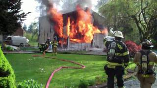 Snohomish County Fire District 17 Garage Fire 042510