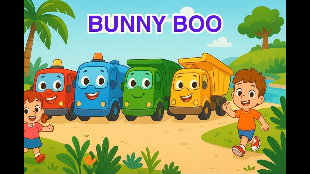 Color Trucks on the Go | Bunny Boo – Nursery Rhymes & Kids Songs - YouTube