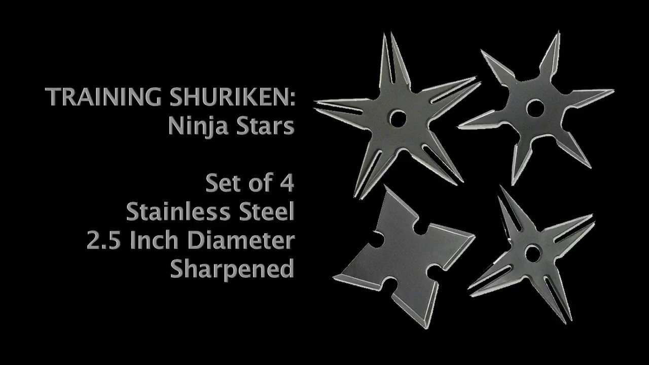 Ninja throwing stars shurikens Royalty Free Vector Image