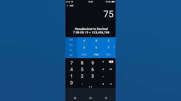 Hexadecimal Convert to Decimal Number
