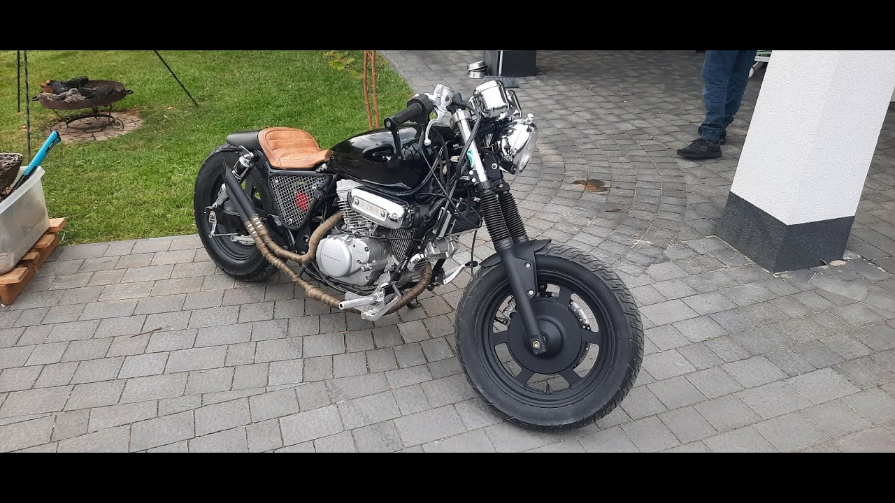Hyosung GV 125 custom part 2 - YouTube