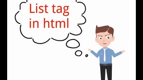 List tag in html hindi lesson 6 @ html in hindi with lavyansh