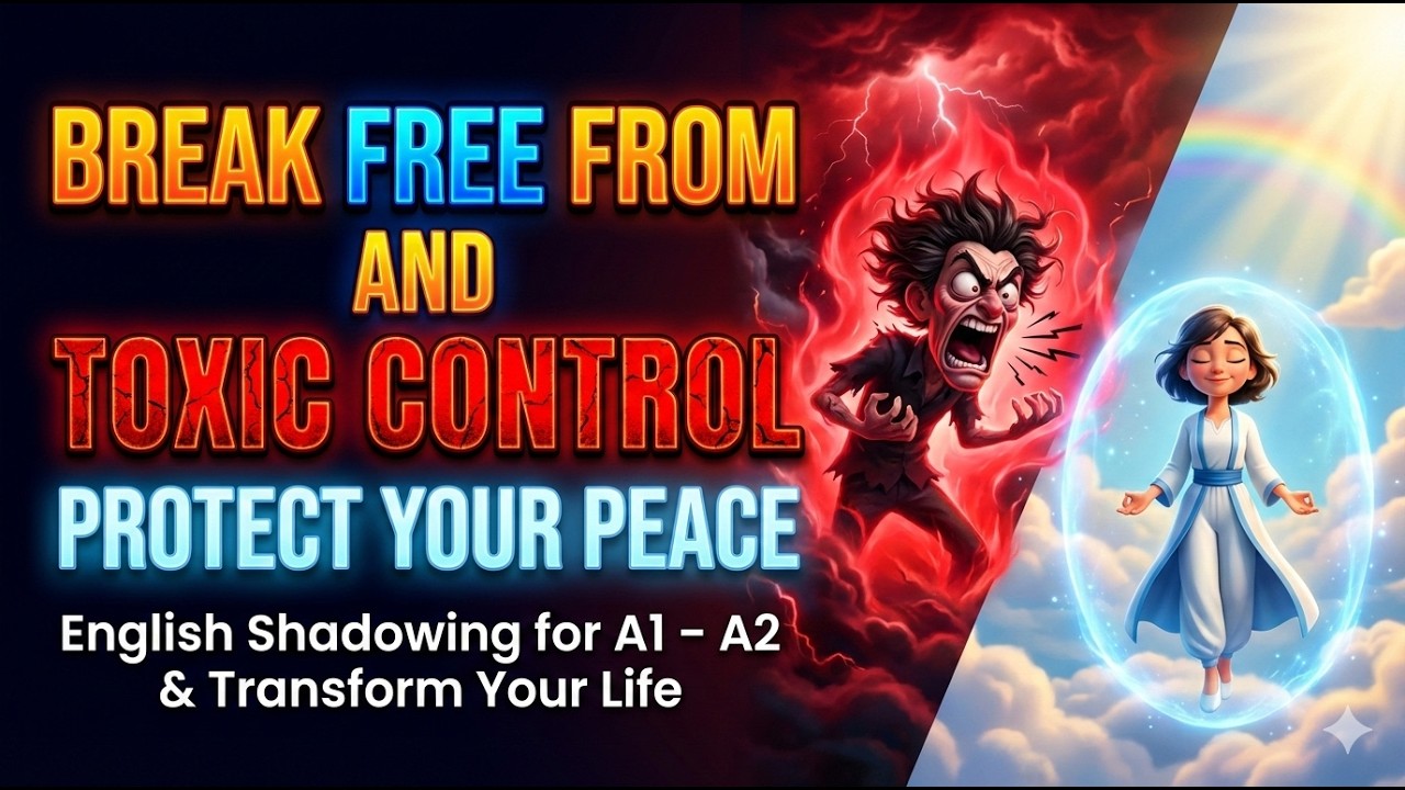 Break Free From Toxic Control and Protect Your Peace || English Shadowing for A1 – A2