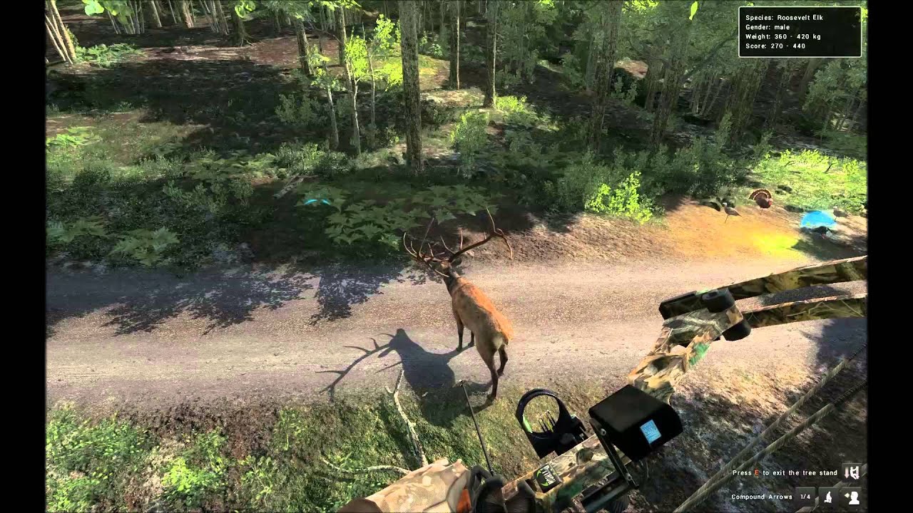 theHunter   huge elk rack