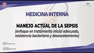 Manejo actual de la sepsis - YouTube