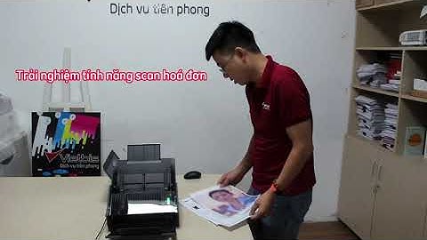Trải nghiệm tính năng scan hoá đơn trên máy scan Fujistu IX500-iScan.vn