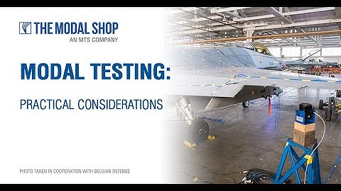 Modal Testing: Practical Considerations