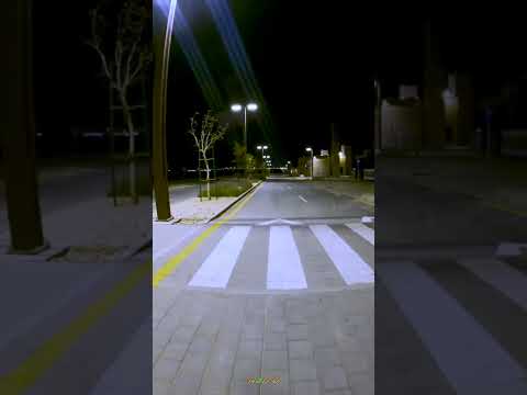 ممشى مسك ليلا في حي عرقة الرياض