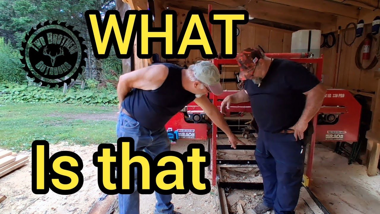 DIY Sawmill Upgrade: A Elikliv Laser to Cut Straight #hudsonforestequipment #sawmill