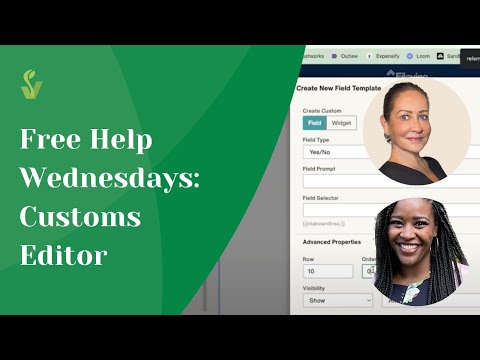 Free Help Wednesdays: Customs Editor