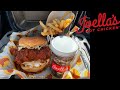 Joella’s Hot Chicken: Crispy Cod Sammie, Fries, Chocolate PB Pie in A Jar HOTTEST Food Ever!