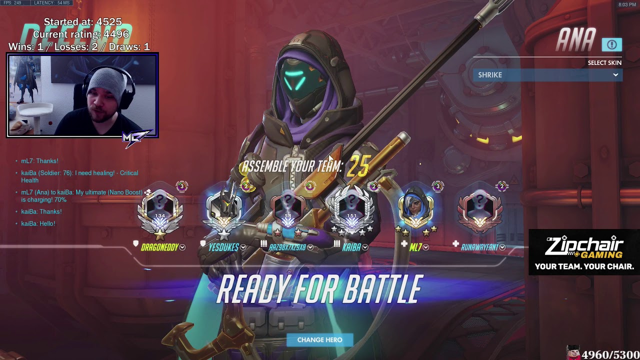 ML7 SHOWING HIS INSANE ANA SKILLS! [ OVERWATCH SEASON 21 GM ]