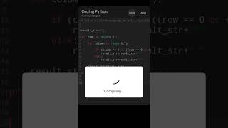 Write a Python program to print alphabet pattern 'D'#shorts #python  #coding  #viral #trending #mjt screenshot 4