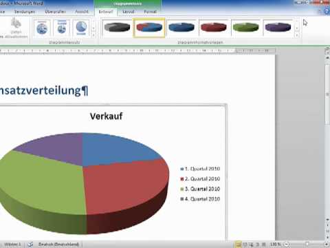 Diagramme In Word Erstellen Episode 185 Youtube