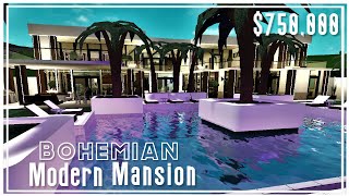 Bohemian Modern Mansion | Tour | ROBLOX BLOXBURG