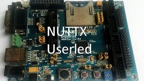 LEVATO CHANNEL - NUTTX: User led with Nuttx on Stm32f103rct6 dev board
