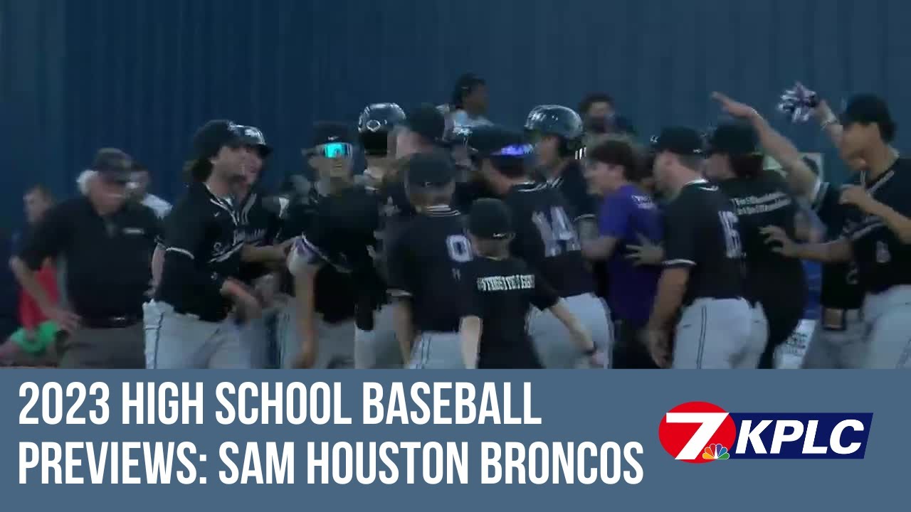 High School Baseball Previews Sam Houston Broncos YouTube