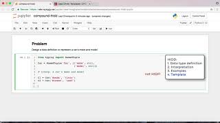 Module 4: How to Design data, compound example