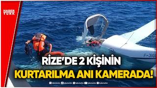 Son Daki̇ka... Batumdan Kalkan Uçak Rizede Denize İndi İşte Saniye Saniye Kurtarma Operasyonu