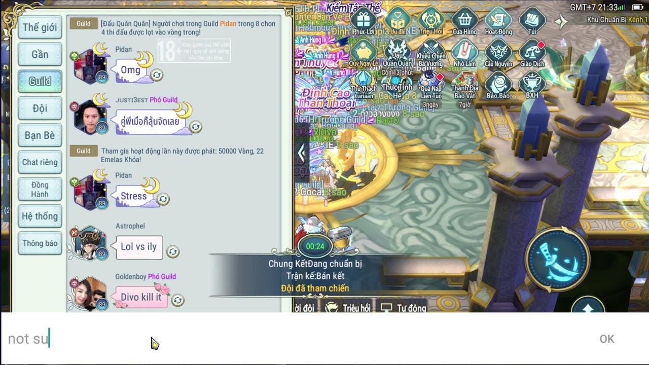 Ys6 Mobile VNG - PVP 2-2  13/10/2022 - xDivo/Shura/S11