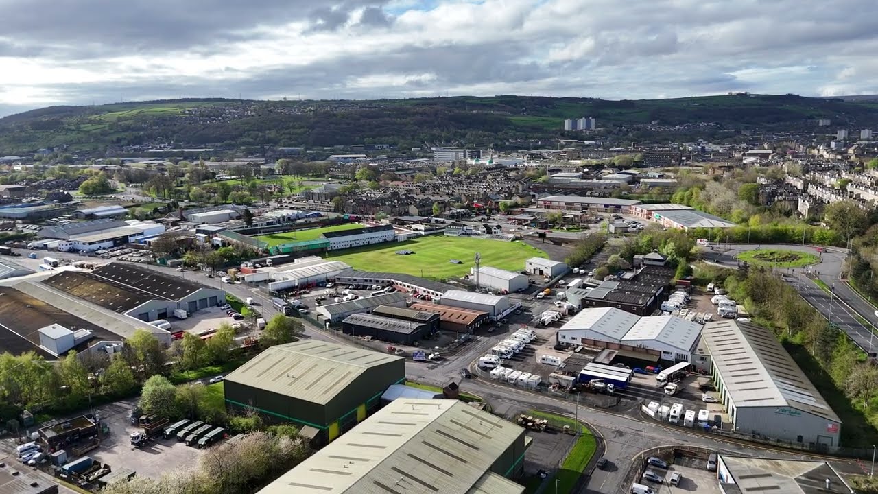Flight over Keighley - Yorkshire