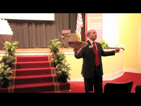 Dan Cathy, President and COO of Chick-fil-A, speak...