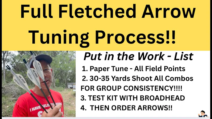 How to Paper Tune Fletched Arrows