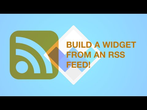 Widgeridoo Video 3: Create a feed widget from RSS to JSON
