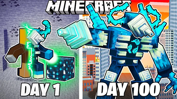 I Survived 100 Days as a SCULK DRILLMAN in Minecraft!