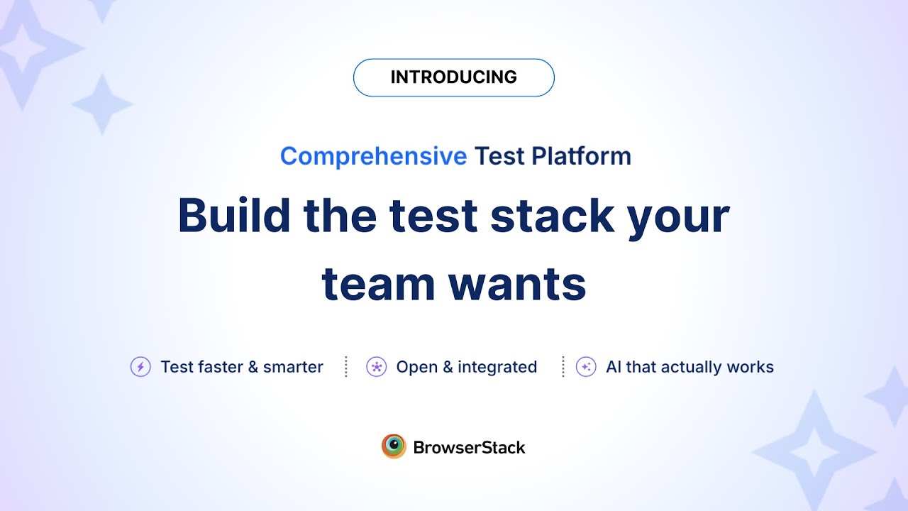 BrowserStack Test Platform Overview - YouTube