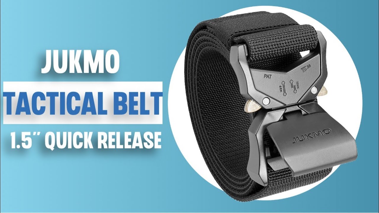 JUKMO 1 5 Tactical Belt With Quick Release Buckle Review YouTube jukmo-1-5-tactical-belt-with-quick-release-buckle-review-youtube