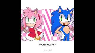 💙💗 Sonamy animation video is not mine #sonicthehedgehog #sonic #rosesonic #amy