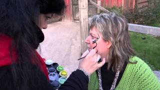 st Davids Welsh festival 2013 Face painting at Disneyland Paris